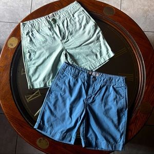 PAIR - Chor Clothing Co. mens slim fit shorts. Sz 30w.